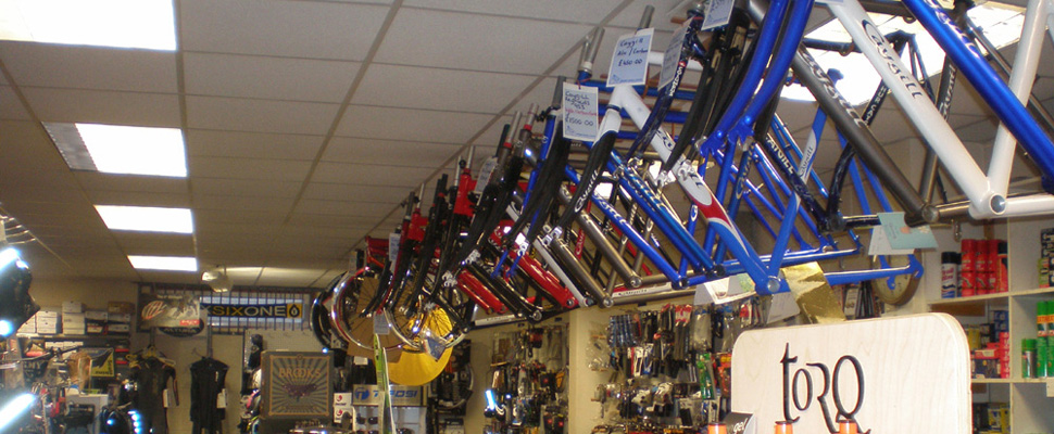 Arthur Caygill Cycles Shop display 2