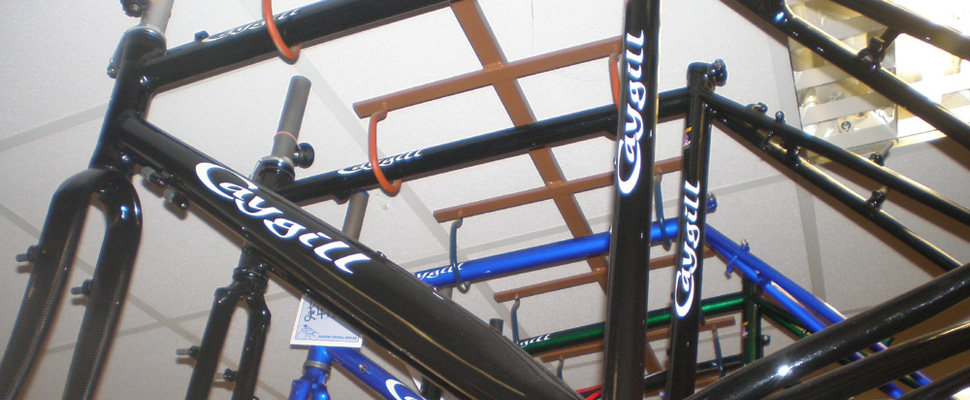 Arthur Caygill Cycles Shop display 3